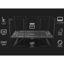 ACON Trampolin|Trampolin X Performance Schwarz