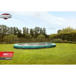 Berg Trampolin|Trampolin Grand Champion InGround Sports (2022) (Ausstellungsstück) 350 cm x 250 cm 350cm x 250cm - Grün