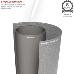 Berg Trampolin|Trampolin InGround Favorit Sports grau