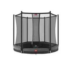 Berg Trampolin|Trampolin InGround Favorit inkl. Sicherheitsnetz Comfort grau