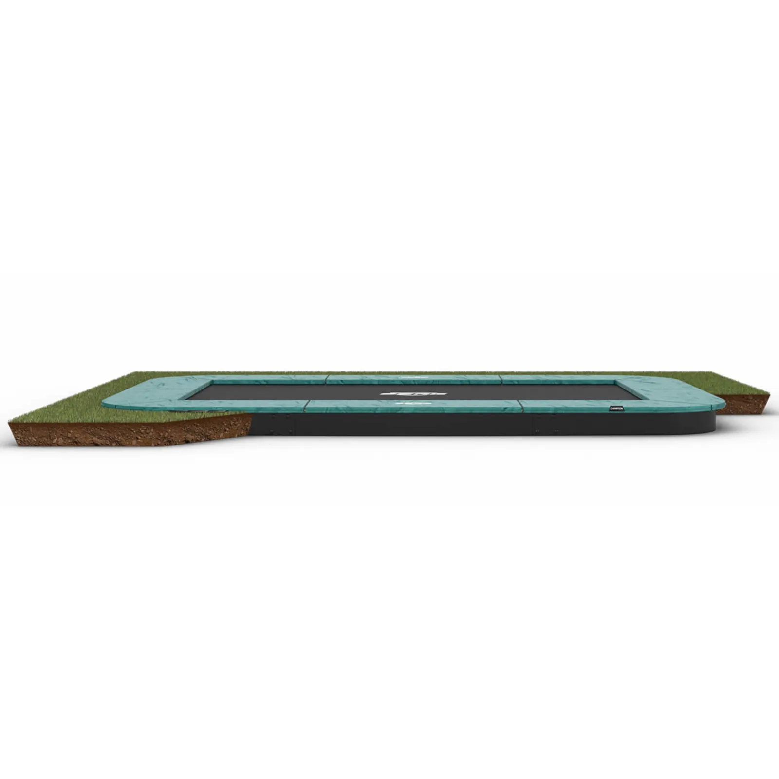 Berg Trampolin|Trampolin Ultim Champion Flatground Sports AirFlow Pro grün
