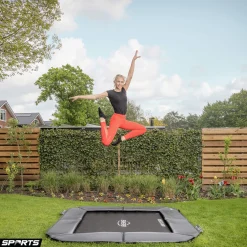 Berg Trampolin|Trampolin Ultim Champion Flatground Sports AirFlow Pro grün