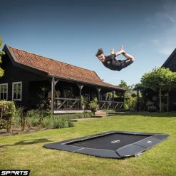 Berg Trampolin|Trampolin Ultim Champion Flatground Sports AirFlow Pro grün