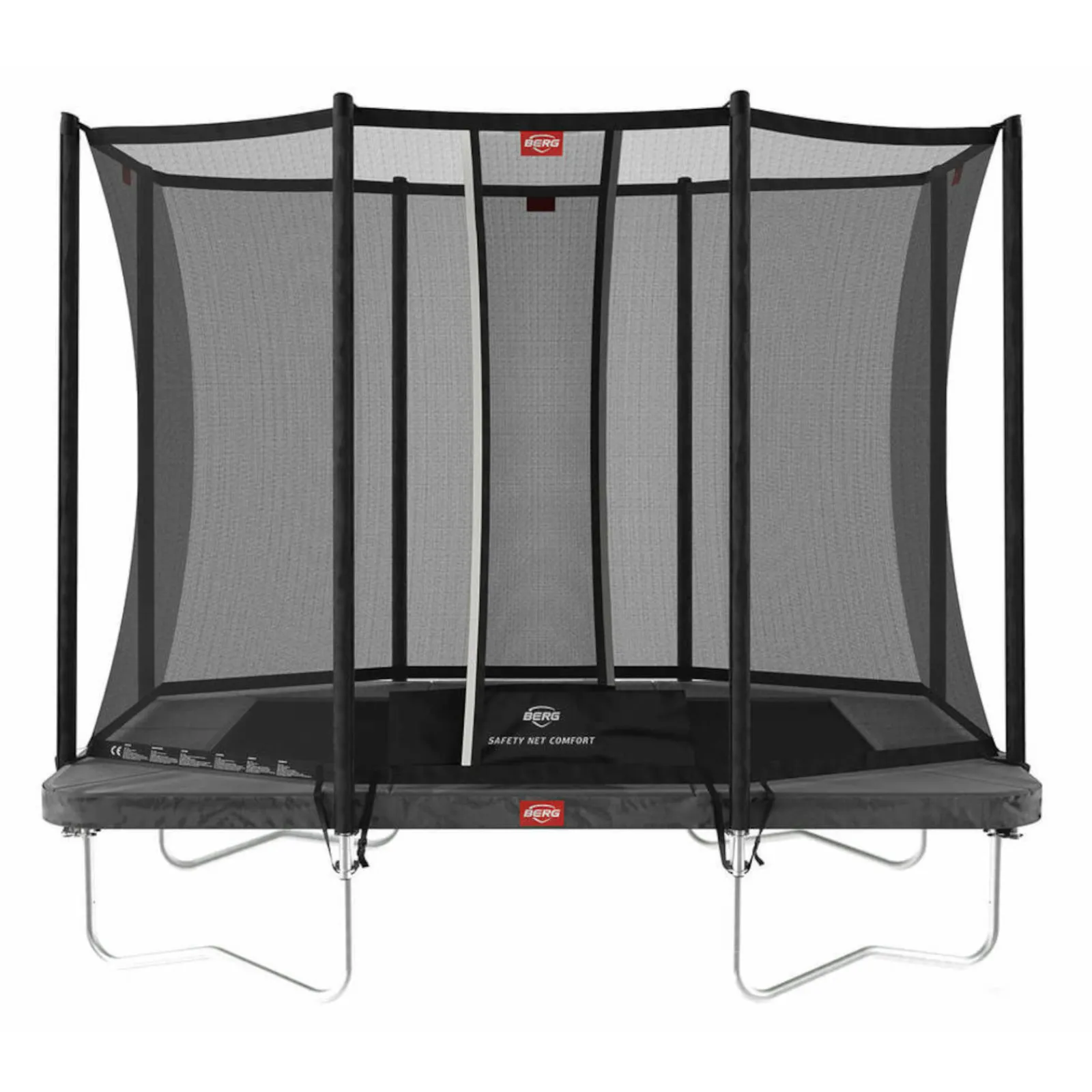 Berg Trampolin|Trampolin Ultim Favorit inkl. Sicherheitsnetz Comfort schwarz