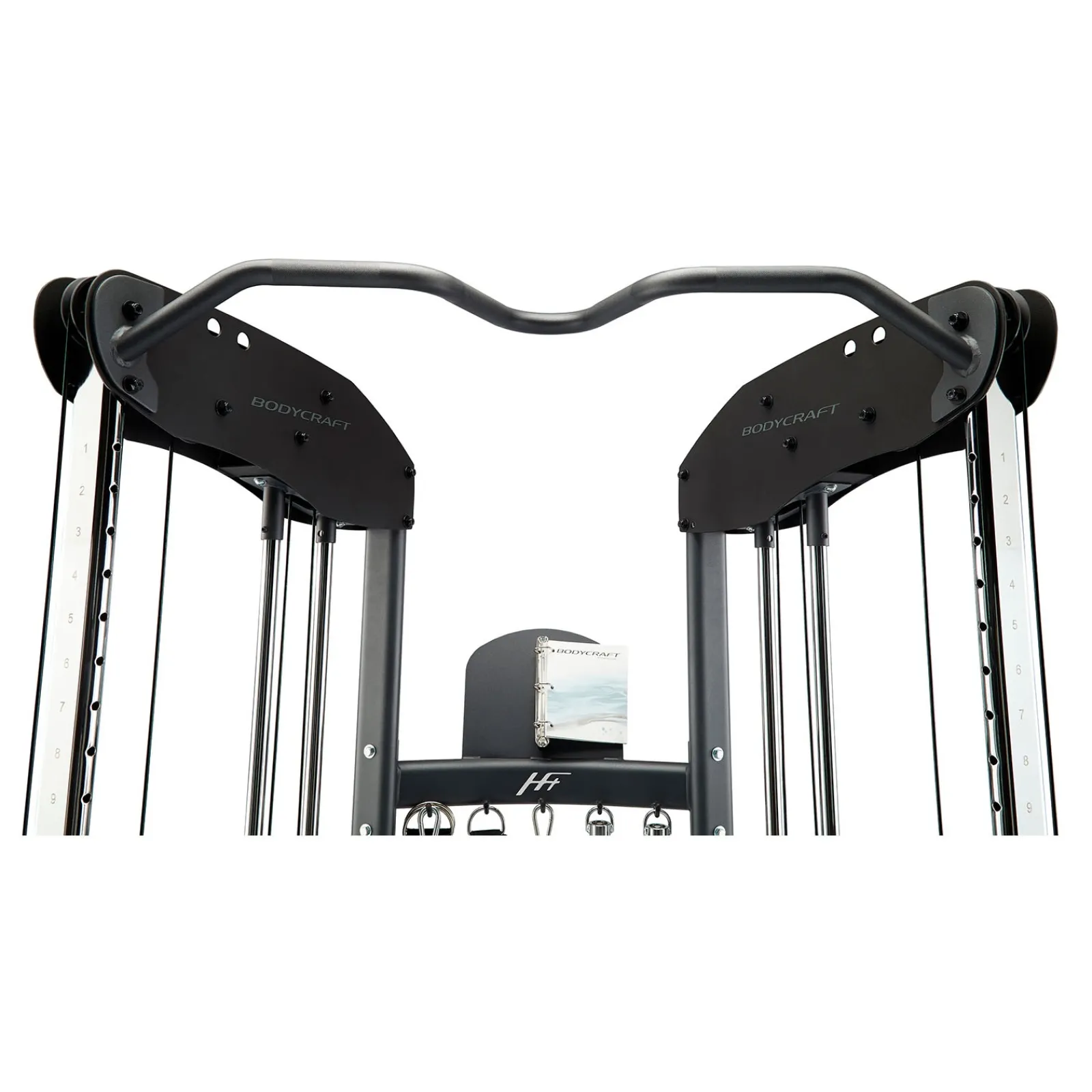 BodyCraft Kraftstation|Kabelzugstation|Kabelzugstation HFT inkl. Hantelbank F603