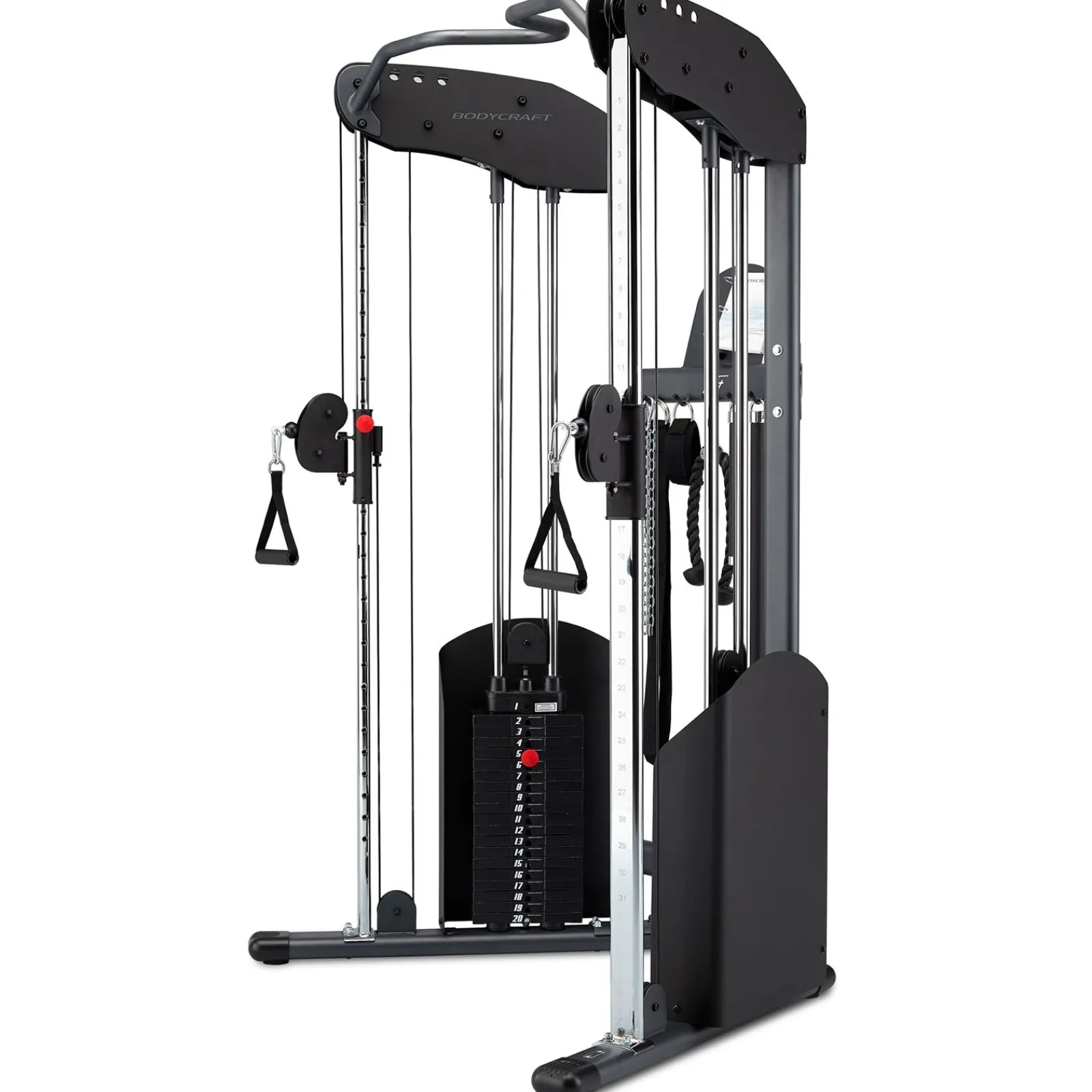 BodyCraft Kraftstation|Kabelzugstation|Kabelzugstation HFT inkl. Hantelbank F603