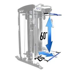 BodyCraft Kraftstation|Kabelzugstation|XFT Functional Trainer 67,5 kg