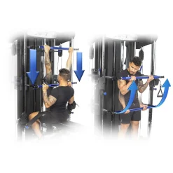 BodyCraft Kraftstation|Kabelzugstation|XFT Functional Trainer 67,5 kg