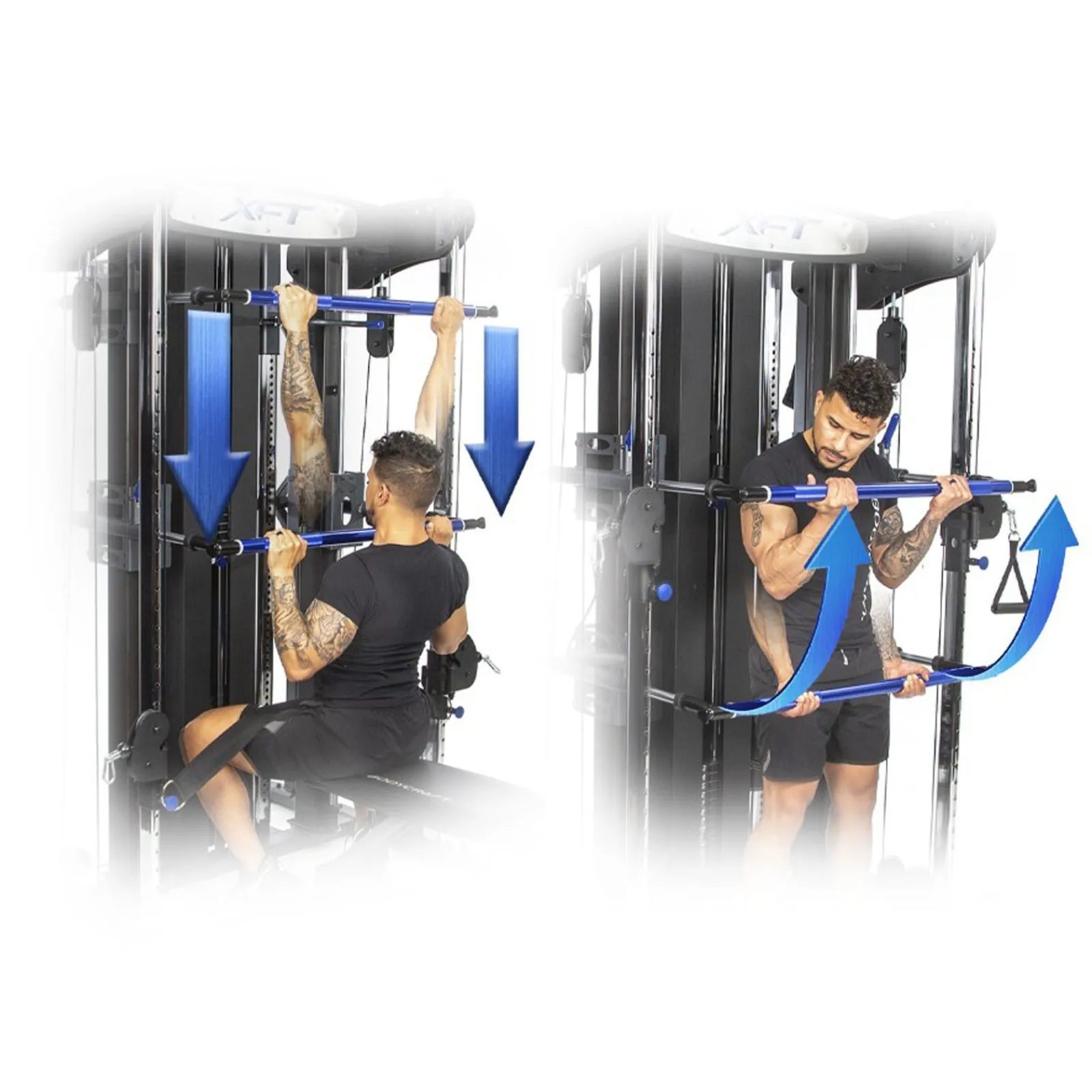 BodyCraft Kraftstation|Kabelzugstation|XFT Functional Trainer 67,5 kg