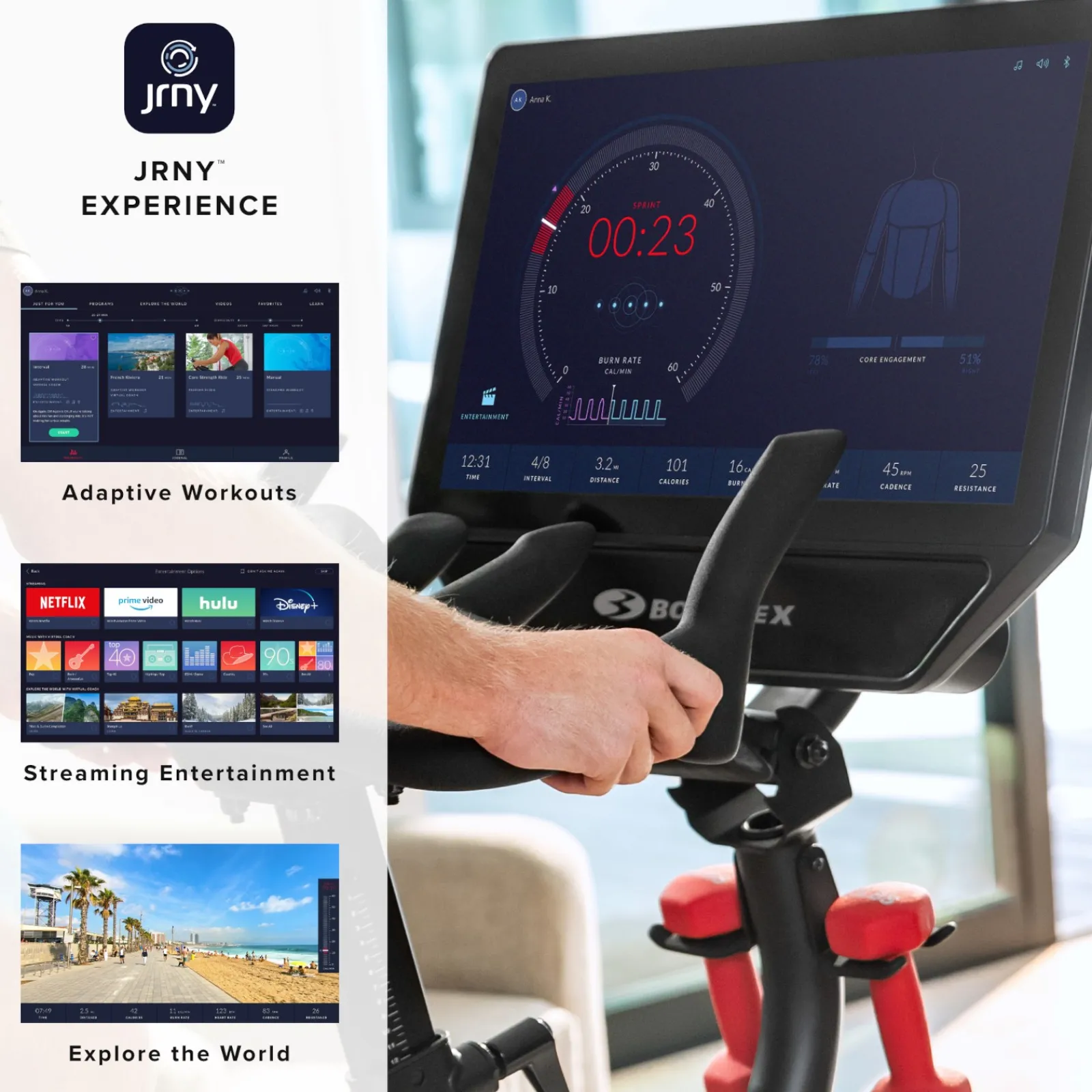 Bowflex Indoor Bike|Indoor Bike VeloCore 16 Zoll Monitor