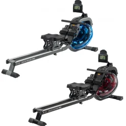 cardiostrong Rudergerät|Baltic Rower Pro Rudergerät blauer Tank, grauer Rahmen