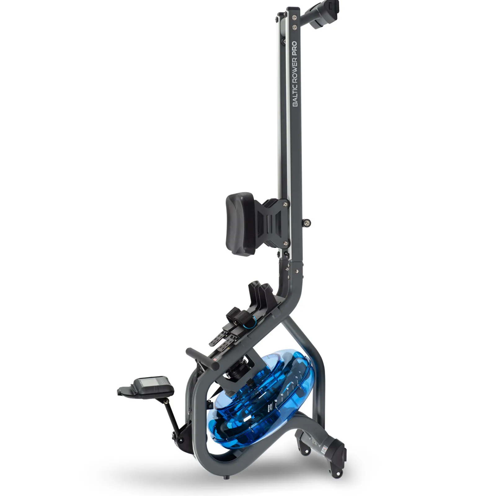 cardiostrong Rudergerät|Baltic Rower Pro Rudergerät blauer Tank, grauer Rahmen