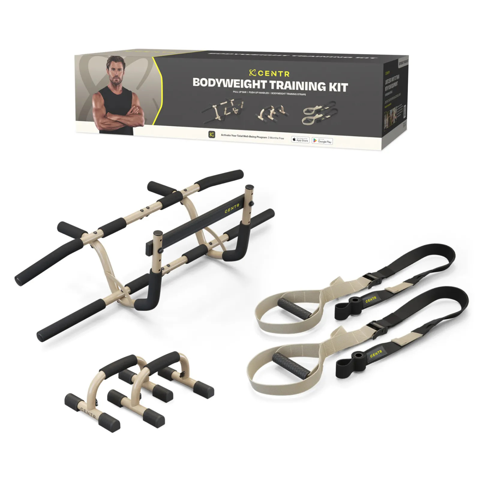 Centr Klimmzugstange|Bodyweight Trainingkit CTR-CBWTK