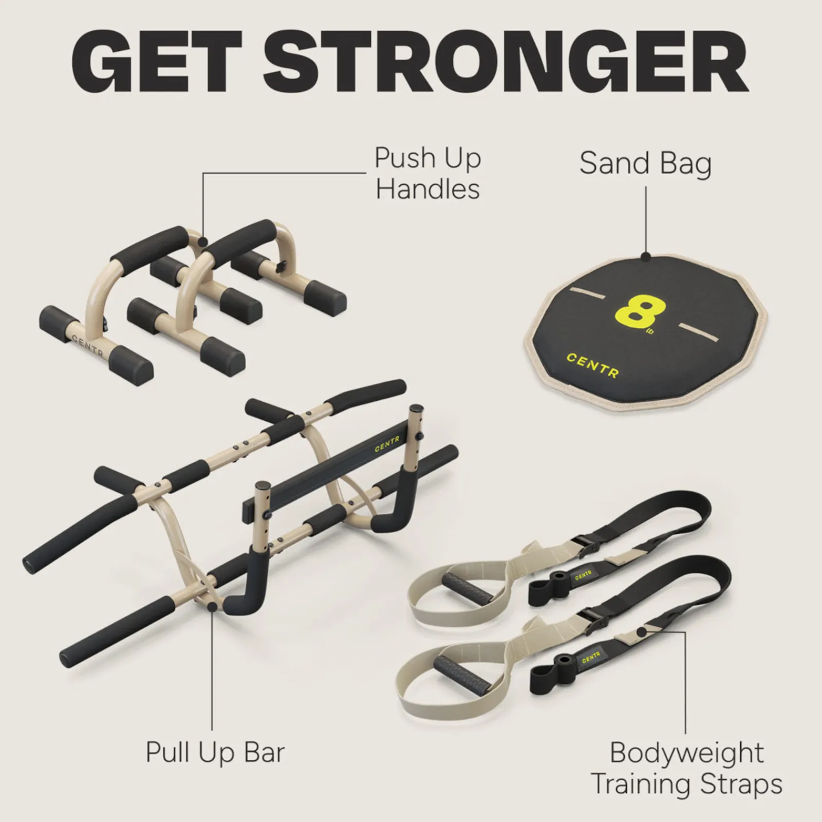 Centr Klimmzugstange|Strength Kit CTR-CSTK