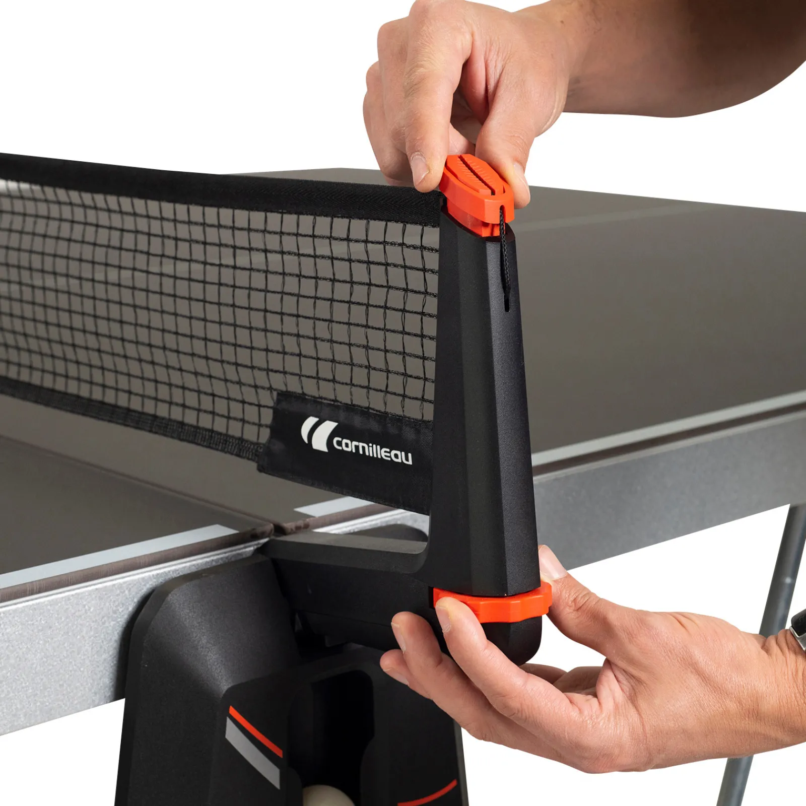 Cornilleau Outdoor-Tischtennisplatte|Outdoor Tischtennisplatte 500X inkl. Zubehör Blau