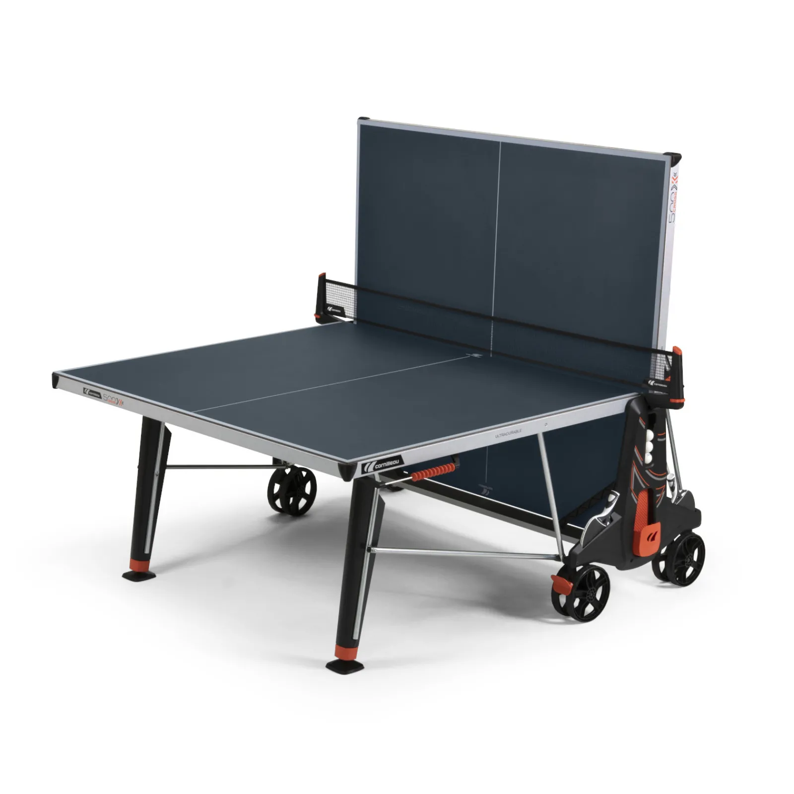 Cornilleau Outdoor-Tischtennisplatte|Outdoor Tischtennisplatte 500X inkl. Zubehör Blau