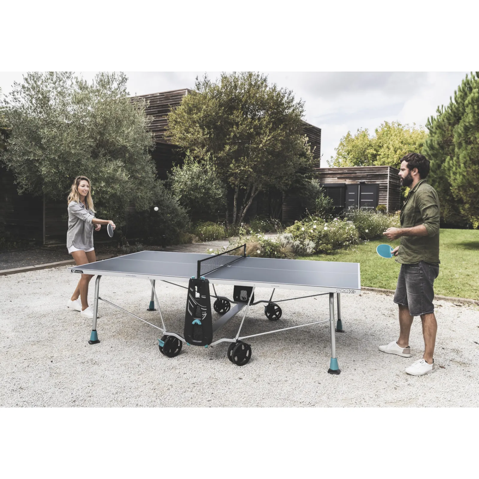 Cornilleau Outdoor-Tischtennisplatte|Outdoor Tischtennisplatte 200X Blau