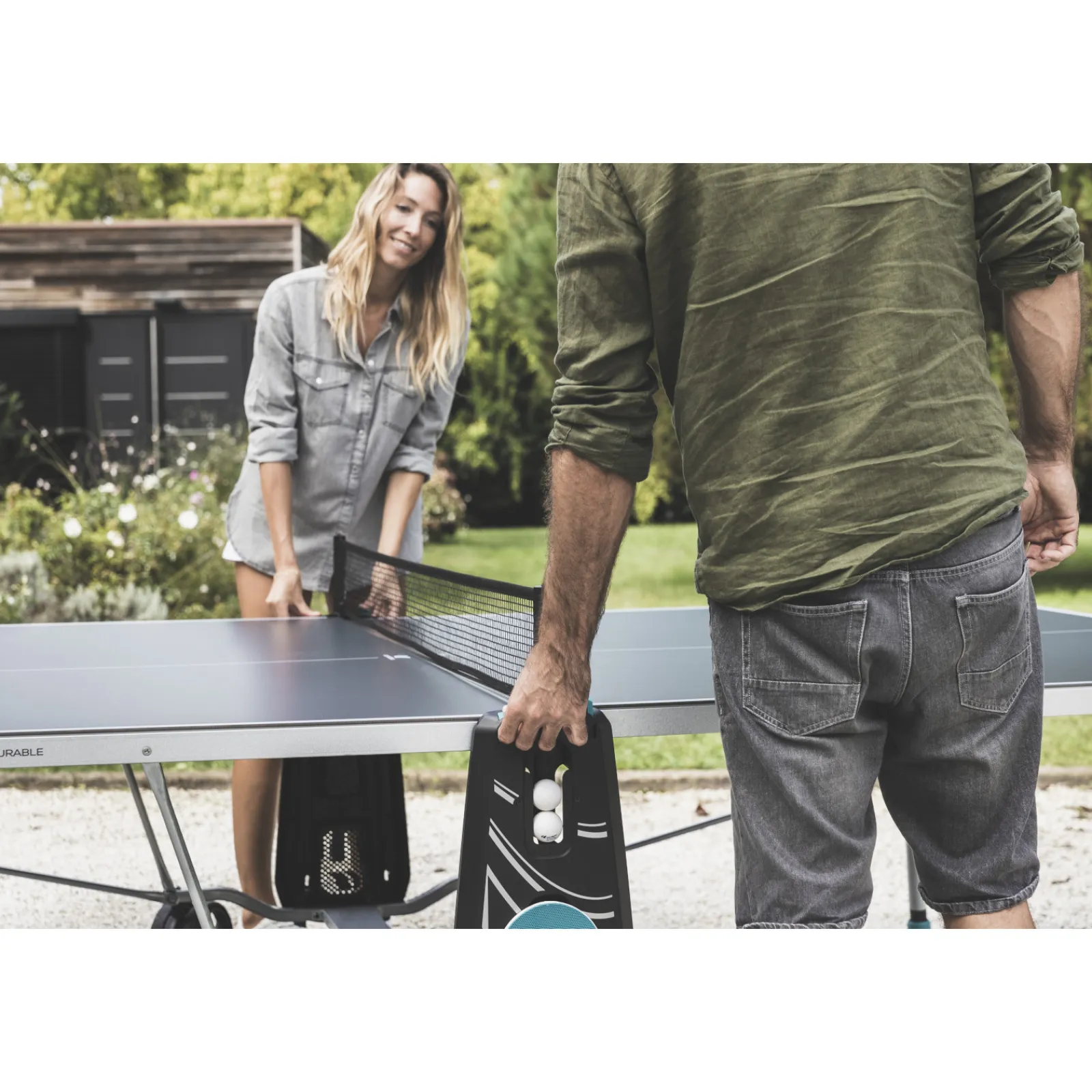 Cornilleau Outdoor-Tischtennisplatte|Outdoor Tischtennisplatte 200X Blau