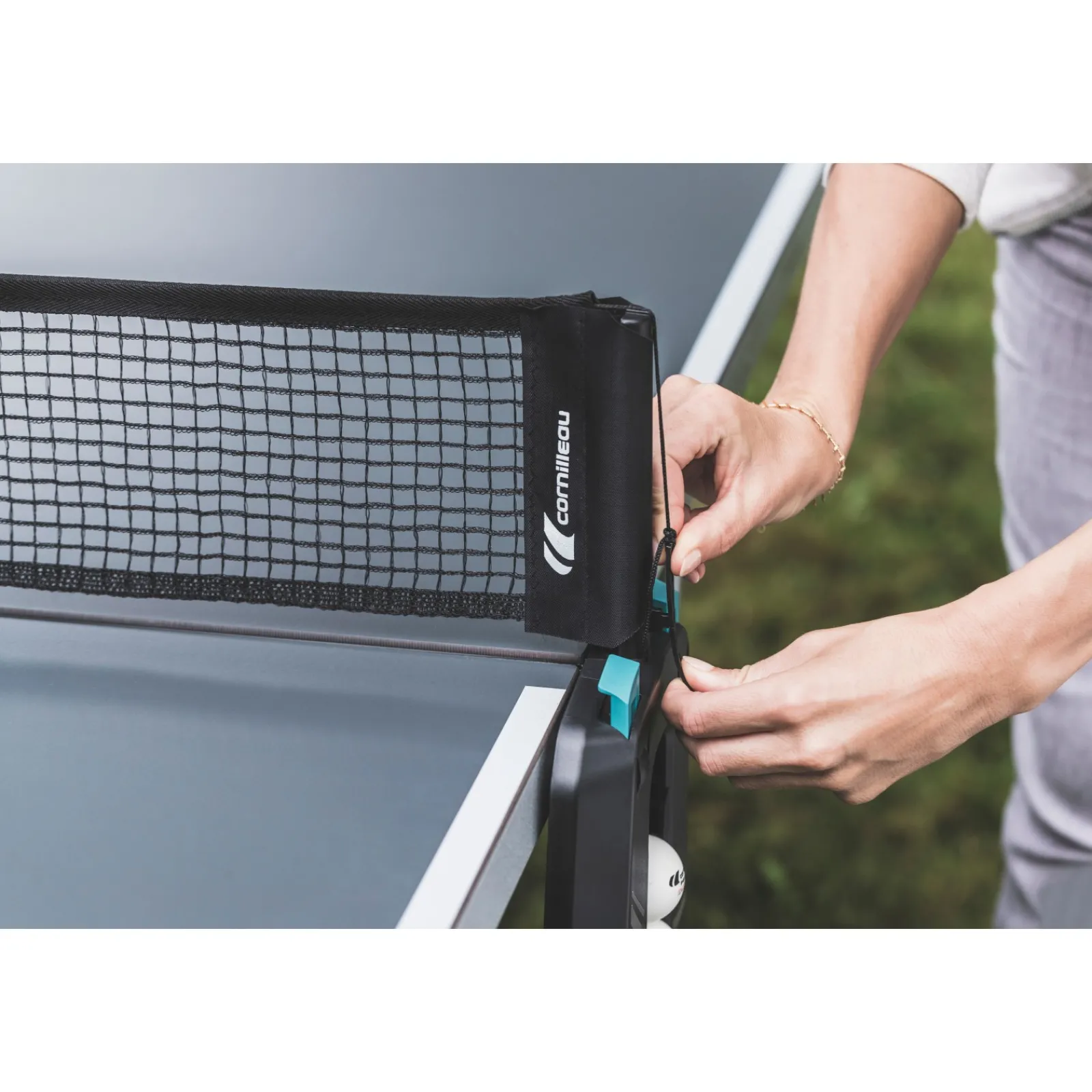 Cornilleau Outdoor-Tischtennisplatte|Outdoor Tischtennisplatte 100X Blau