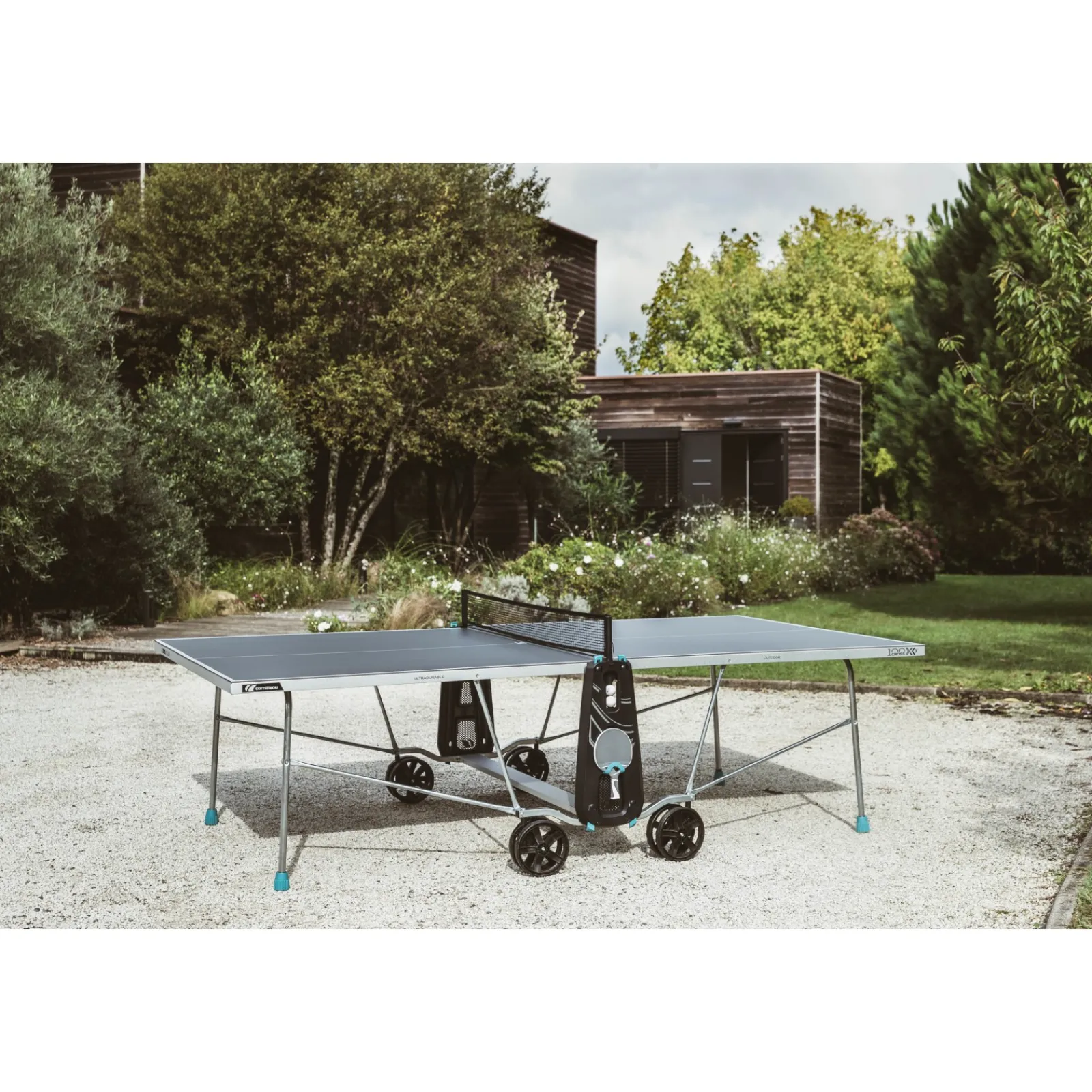 Cornilleau Outdoor-Tischtennisplatte|Outdoor Tischtennisplatte 100X Blau