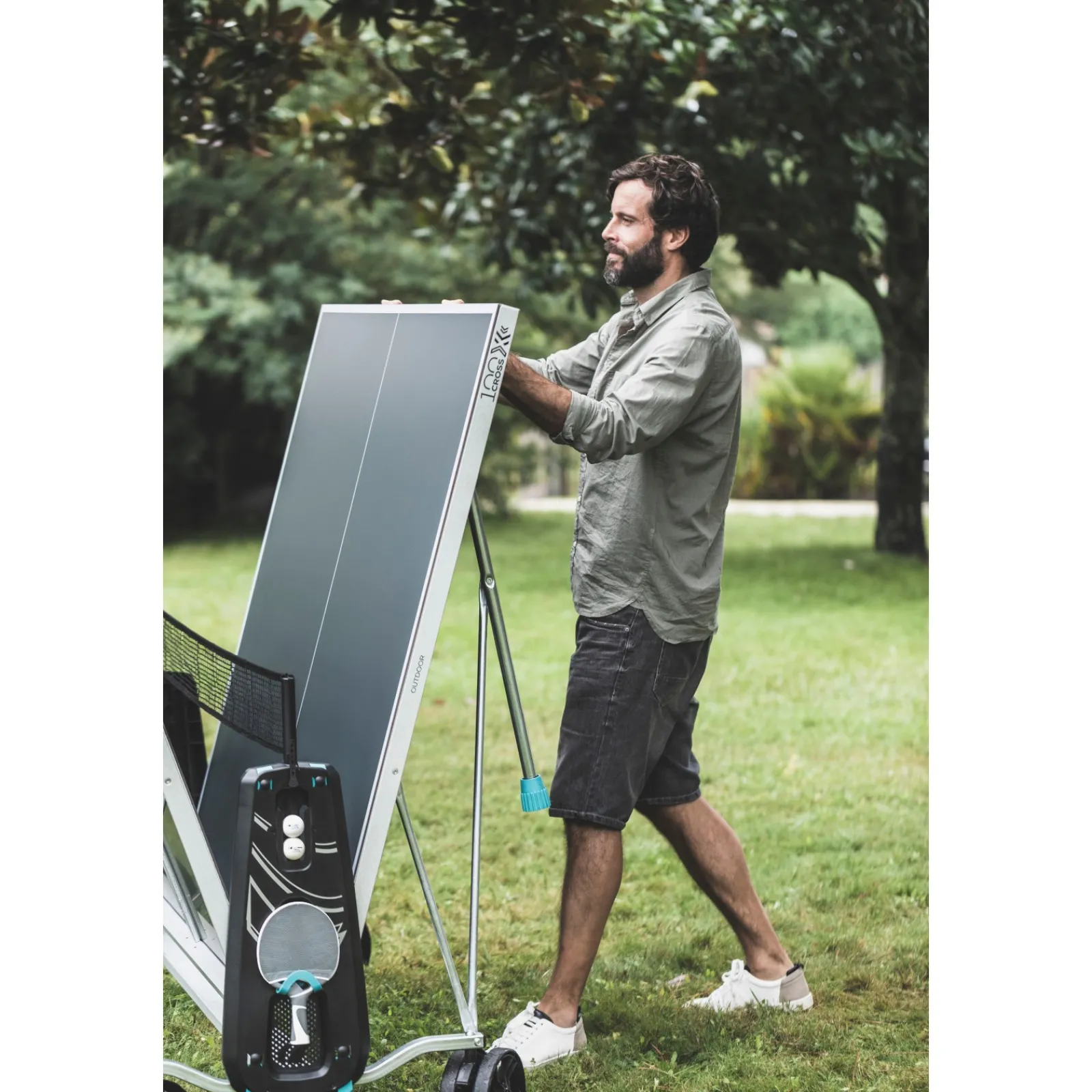 Cornilleau Outdoor-Tischtennisplatte|Outdoor Tischtennisplatte 100X Blau