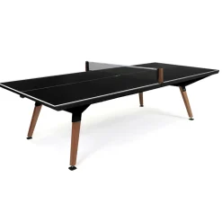 Cornilleau Outdoor-Tischtennisplatte|Outdoor Tischtennnisplatte Origin Dark Stone Oberfläche mit schwarzem Rahmen