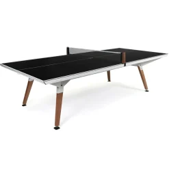 Cornilleau Outdoor-Tischtennisplatte|Outdoor Tischtennnisplatte Origin Dark Stone Oberfläche mit schwarzem Rahmen