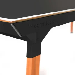 Cornilleau Outdoor-Tischtennisplatte|Outdoor Tischtennnisplatte Origin Dark Stone Oberfläche mit schwarzem Rahmen