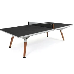 Cornilleau Outdoor-Tischtennisplatte|Outdoor Tischtennnisplatte Origin Dark Stone Oberfläche mit schwarzem Rahmen