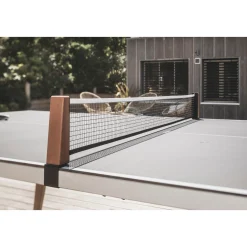 Cornilleau Outdoor-Tischtennisplatte|Outdoor Tischtennnisplatte Origin Dark Stone Oberfläche mit schwarzem Rahmen
