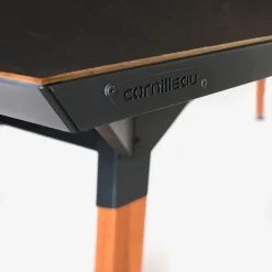 Cornilleau Outdoor-Tischtennisplatte|Outdoor Tischtennnisplatte Origin Dark Stone Oberfläche mit schwarzem Rahmen