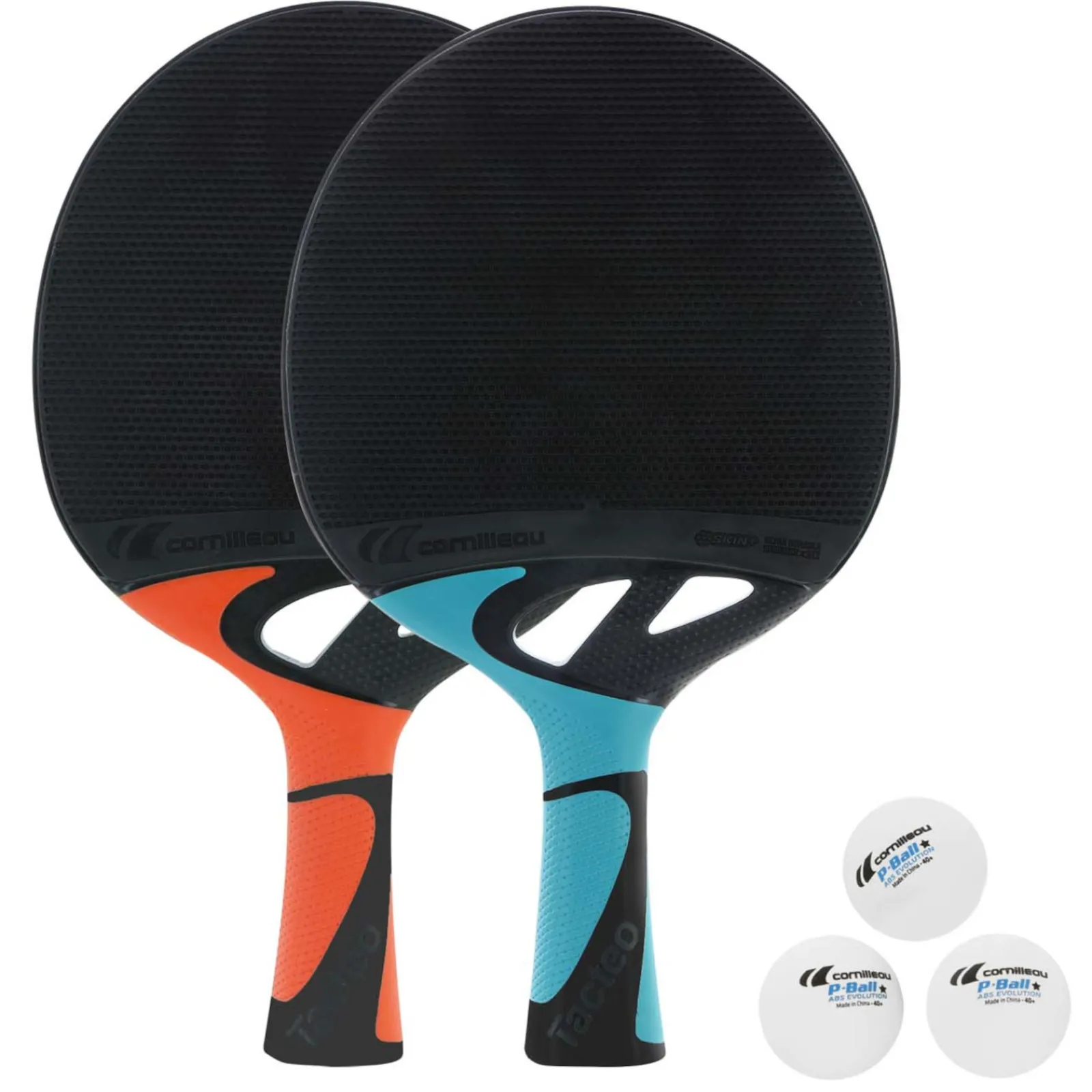 Cornilleau Tischtennisschläger|Tischtennisschläger Set Duo Tacteo