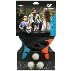 Cornilleau Tischtennisschläger|Tischtennisschläger Set Duo Tacteo