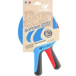 Cornilleau Tischtennisschläger|Tischtennisschläger Set Softbat Duo Set (Blau und Rot)