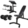 Darwin Fitness Hantelbank|Darwin Hantelbank FB90 und 2 Kurzhanteln 15 kg