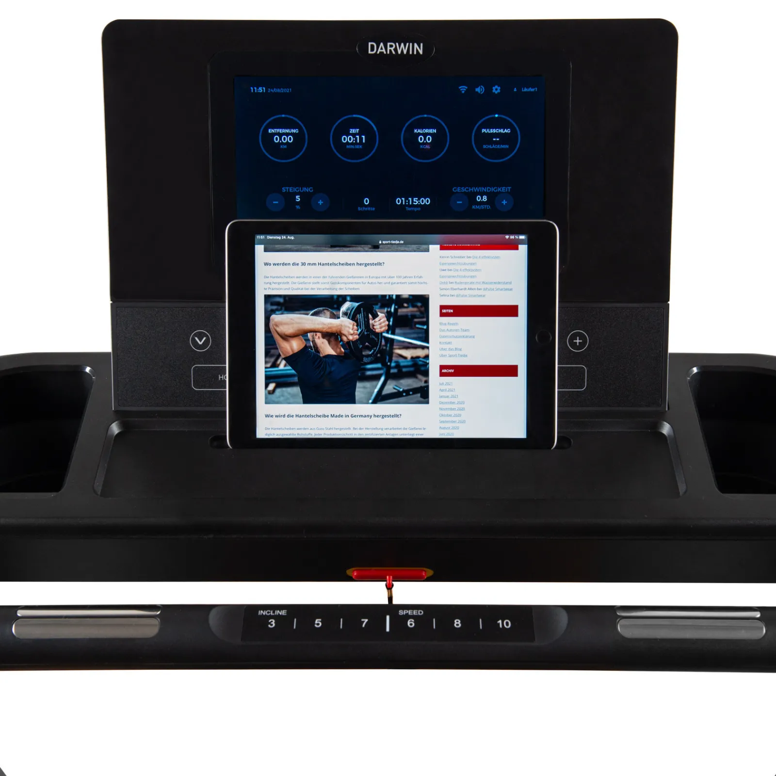 Darwin Fitness Laufband|Darwin Laufband TM70 Touch