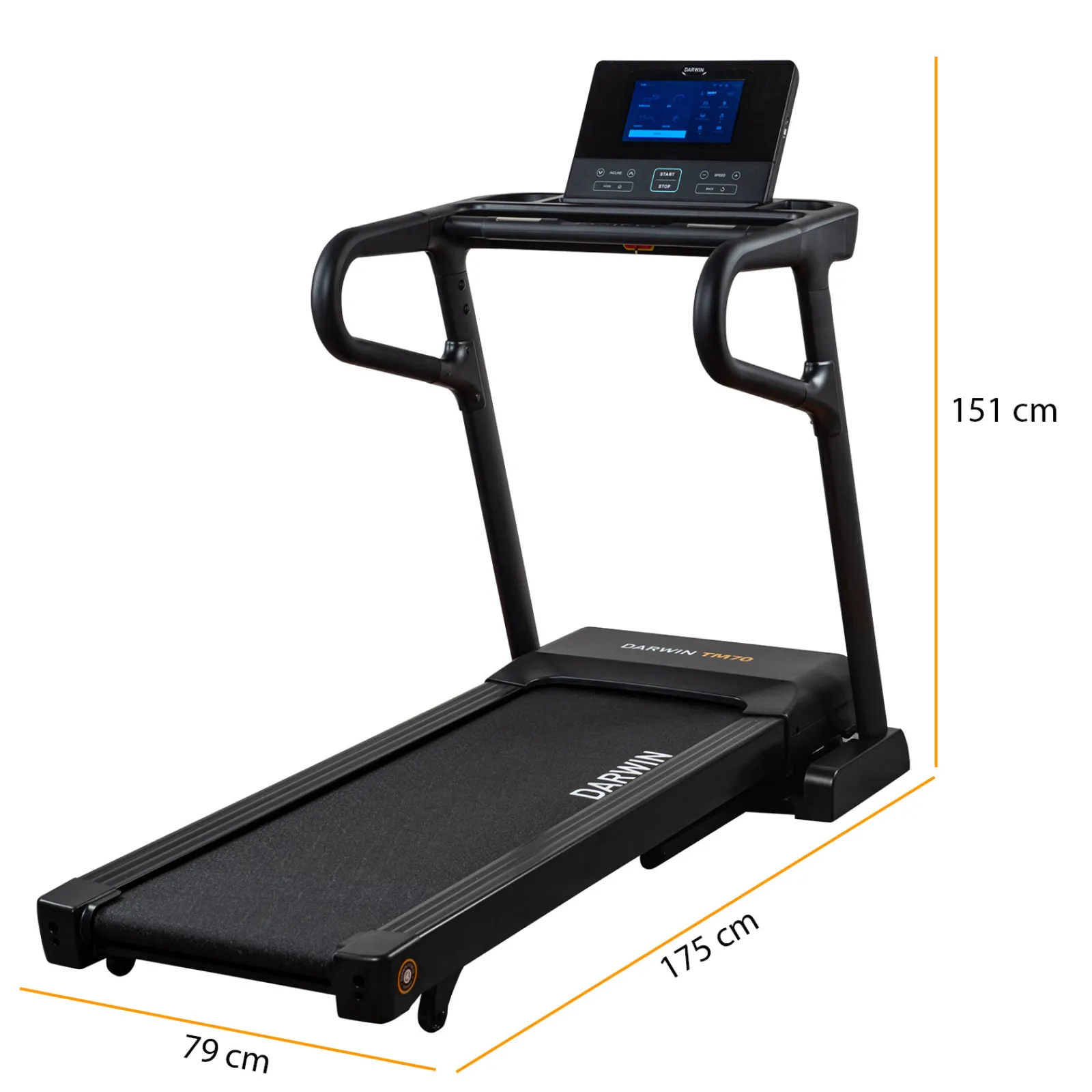 Darwin Fitness Laufband|Darwin Laufband TM70 Touch