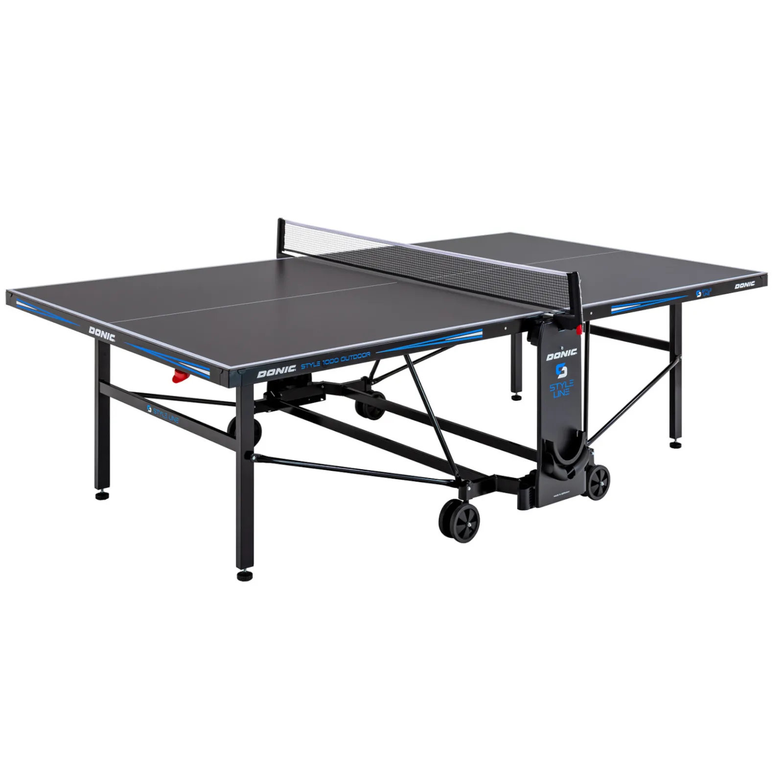 Donic Outdoor-Tischtennisplatte|Outdoor Tischtennisplatte Style 1000 inkl. Zubehör