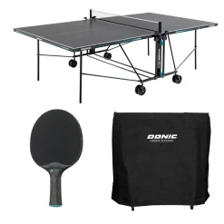 Donic Outdoor-Tischtennisplatte|Outdoor Tischtennisplatte Style 600 inkl. Zubehör