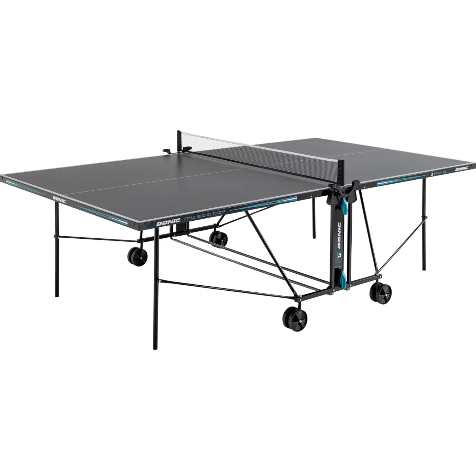 Donic Outdoor-Tischtennisplatte|Outdoor Tischtennisplatte Style 600 inkl. Zubehör