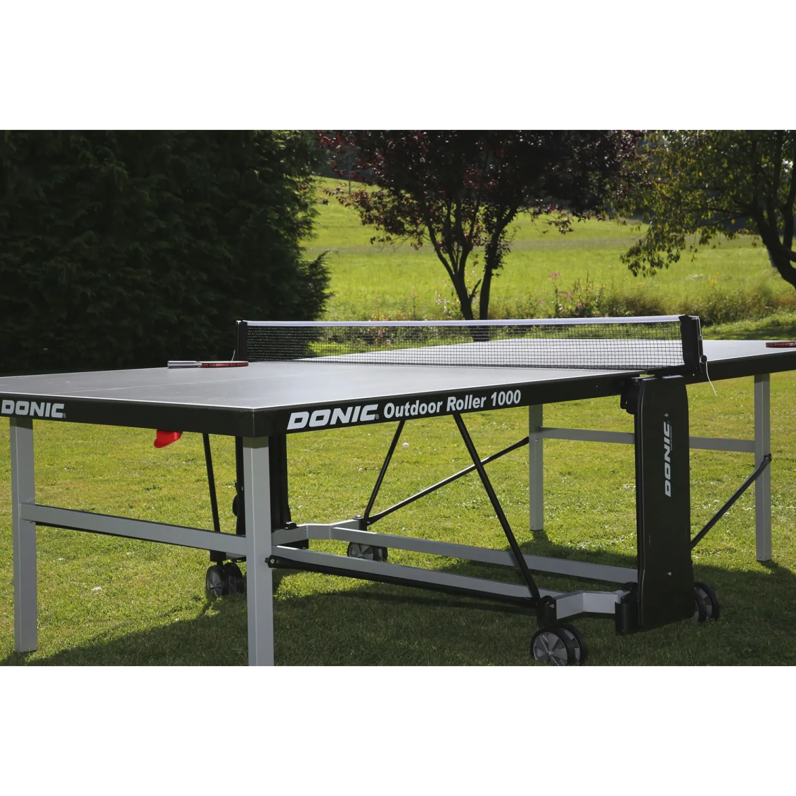 Donic Outdoor-Tischtennisplatte|Outdoor Tischtennisplatte Roller 1000 Blau