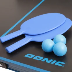 Donic Indoor-Tischtennisplatte|Tischtennisplatte Midi Portable Pro inkl. Zubehör D-230275000
