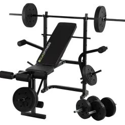 Duke Fitness Hantelbank|Hantelbank Set
