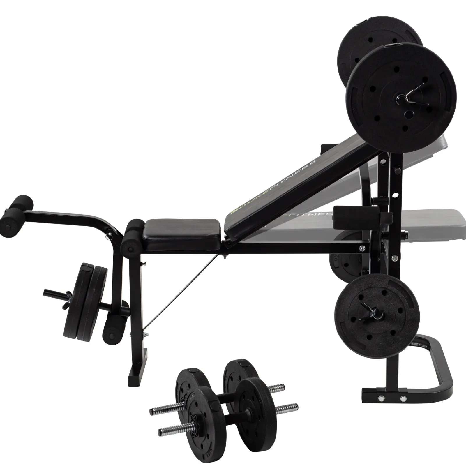 Duke Fitness Hantelbank|Hantelbank Set