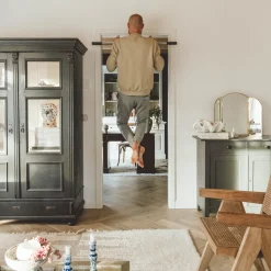 FitWood Klimmzugstange|Klimmzugstange Havu Holzoberfläche