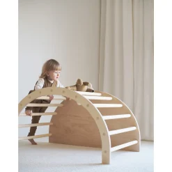 FitWood Outdoor-Spielgeräte|LUOTO Kletterbogen Beige