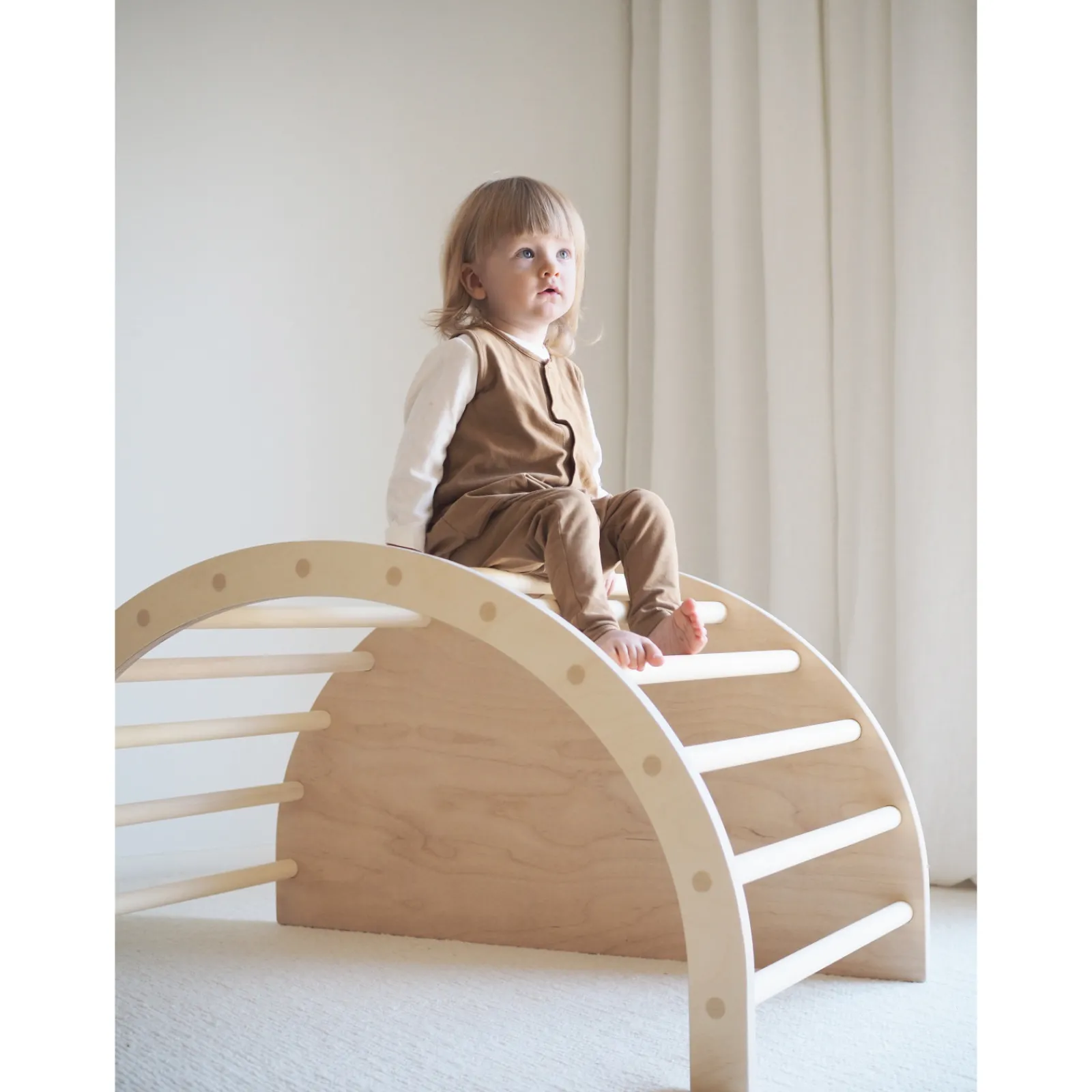FitWood Outdoor-Spielgeräte|LUOTO Kletterbogen Beige