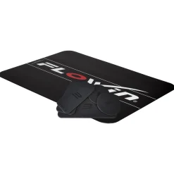 Flowin Yogamatte & Gymnastikmatte|Friction Körpergewichtstraining Pro Pro (schwarz)