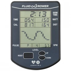 Fluid Rower Rudergerät|Rudergerät Viking 3 XL Walnuss
