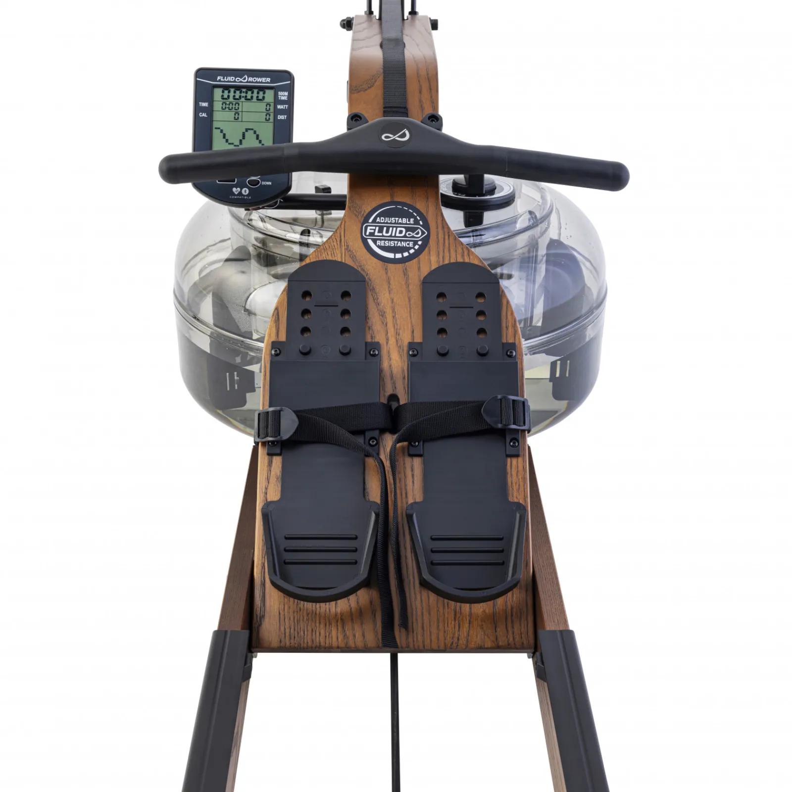 Fluid Rower Rudergerät|Rudergerät Viking 3 XL Walnuss
